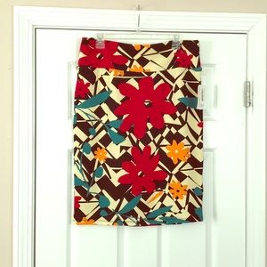 Geometric Floral XL Lularoe Cassie skirt